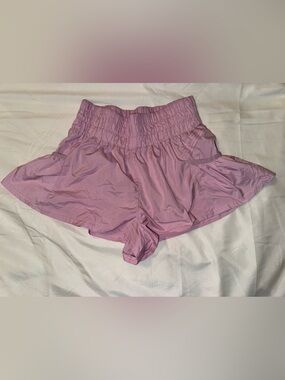 FP Movement by Free People Lavender Pink Flared Athletic Shorts